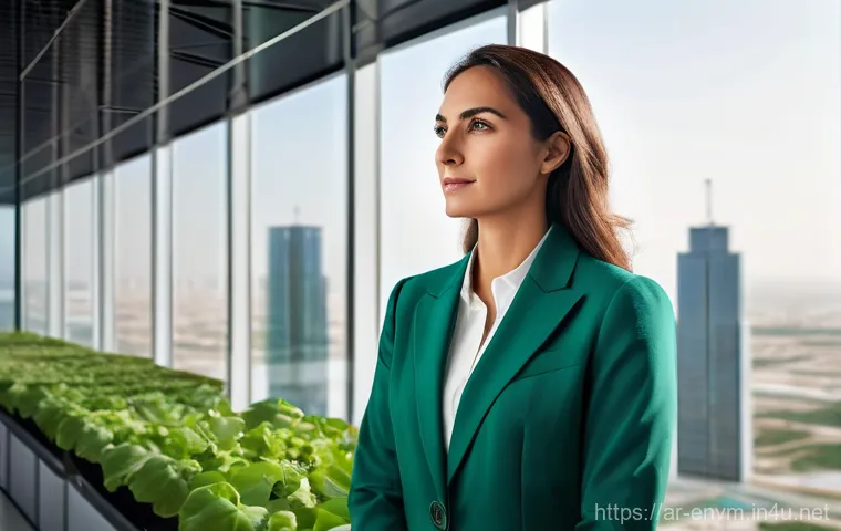 환경관리사 연봉 협상의 핵심 팁 - "A confident, professional environmental manager, male or female, dressed in smart business attire, ...