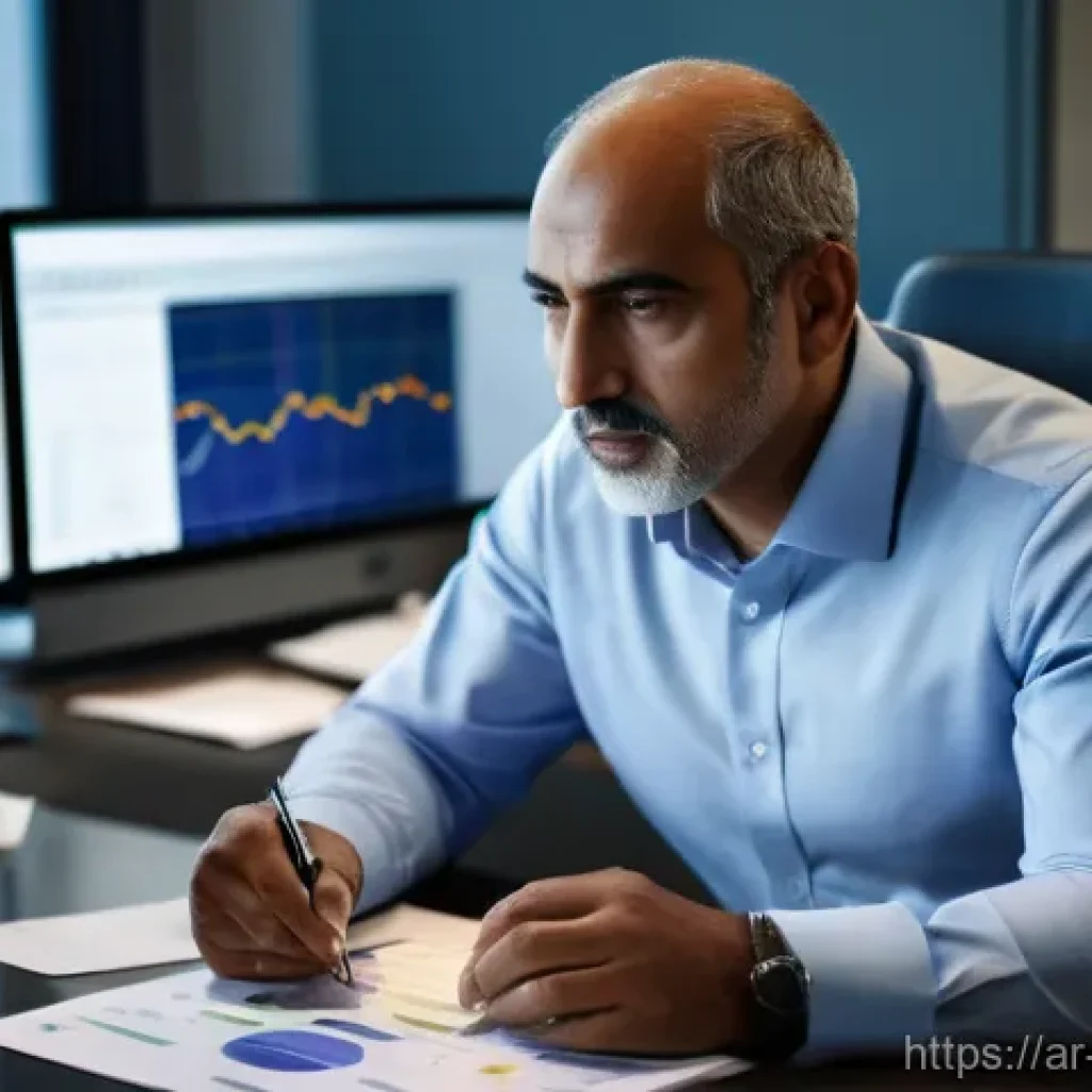 환경관리사 일일 업무 일지 - **Prompt:** A highly detailed, realistic image of an environmental manager in his late 40s, a man of...